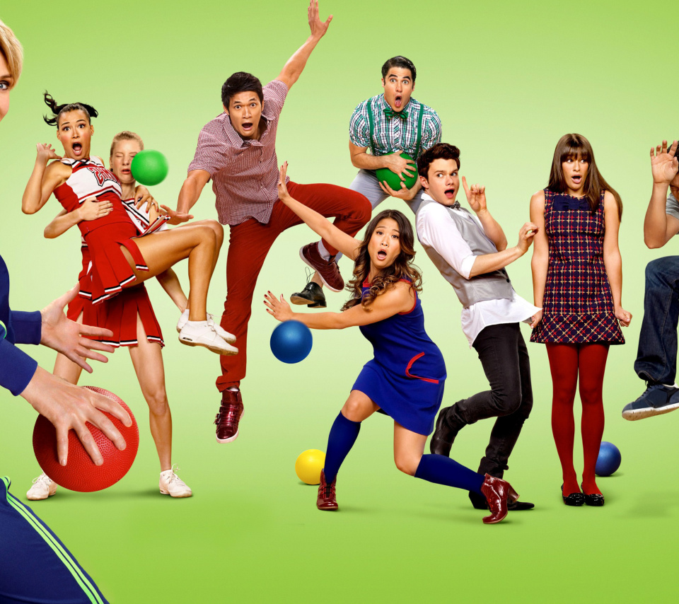 Das Glee TV Show Wallpaper 960x854