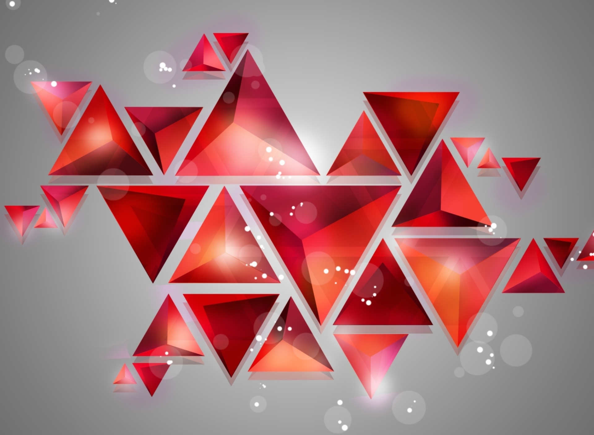 Das Geometry of red shades Wallpaper 1920x1408