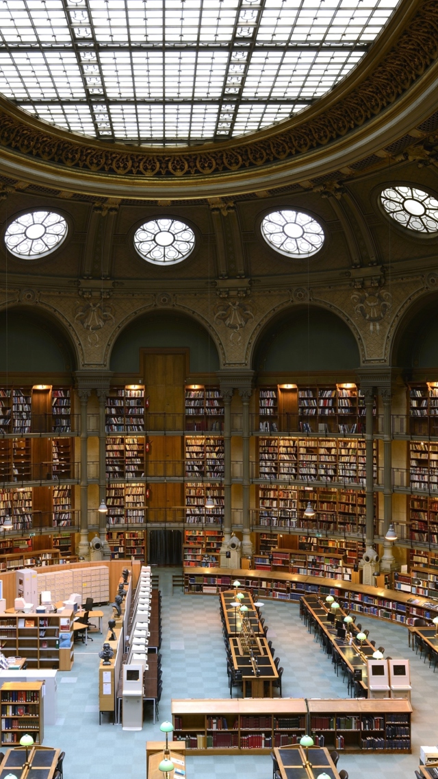 Library wallpaper 640x1136