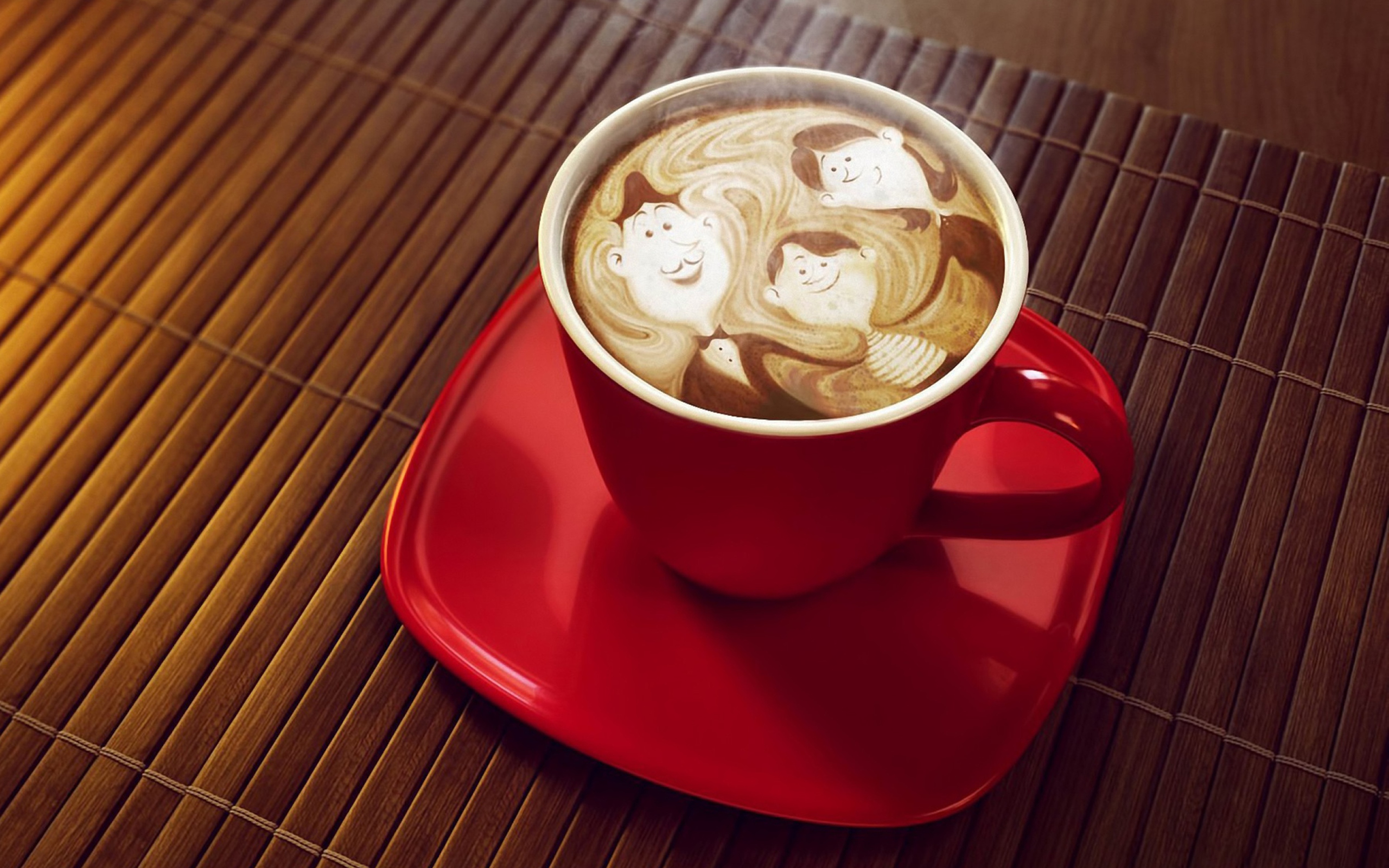 Family Coffee wallpaper 2560x1600