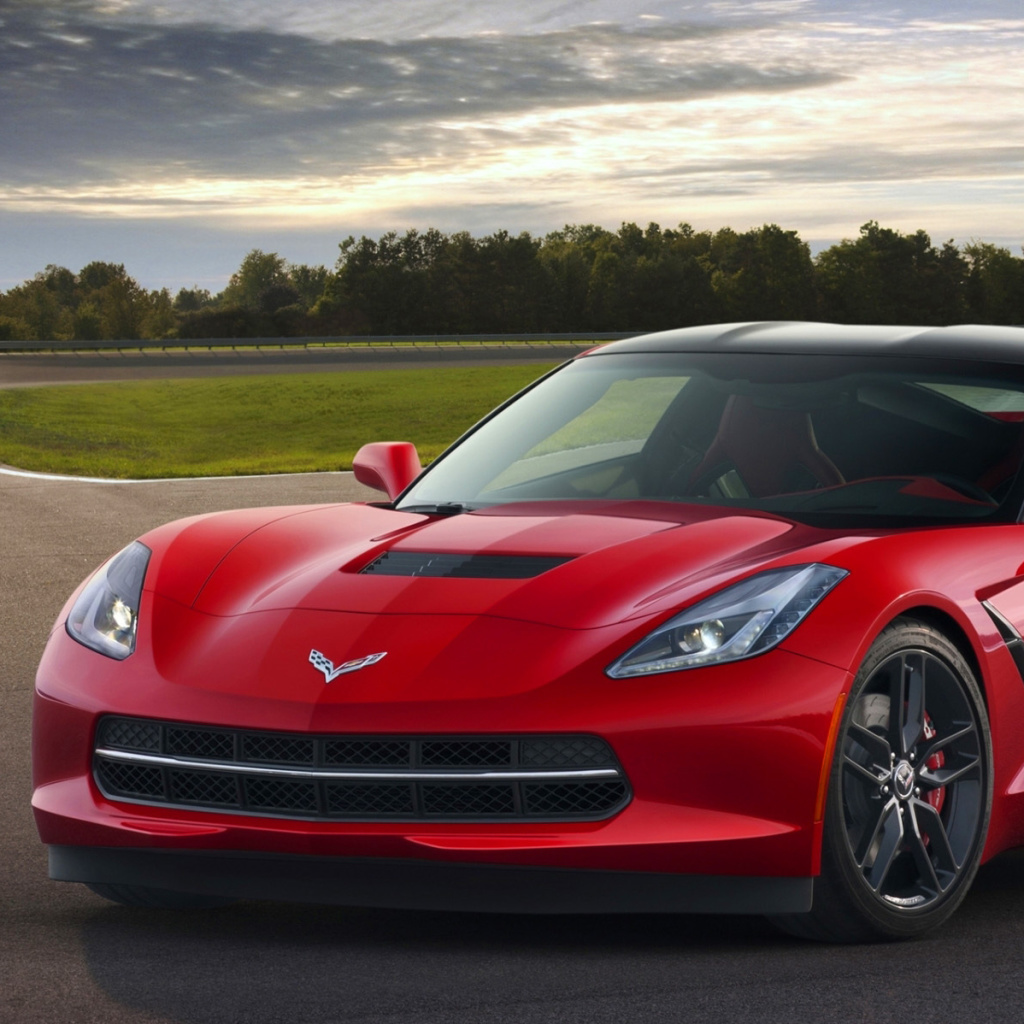 Corvette Stingray 2016 wallpaper 1024x1024