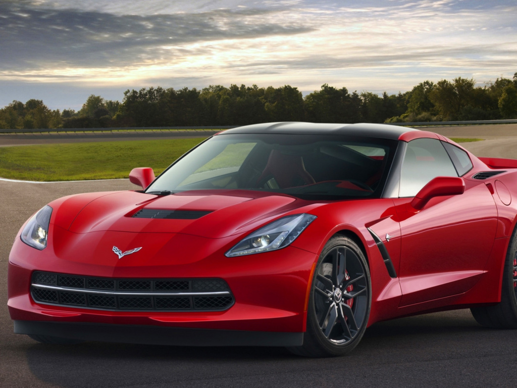 Обои Corvette Stingray 2016 1024x768