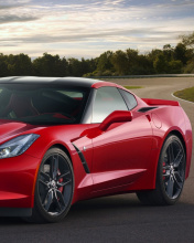 Corvette Stingray 2016 wallpaper 176x220