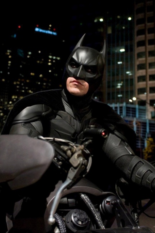 Batman on Batpod screenshot #1 320x480