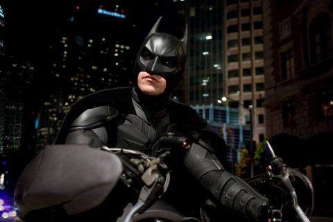 Batman on Batpod screenshot #1 480x320