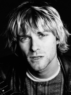 Das Kurt Cobain Wallpaper 240x320