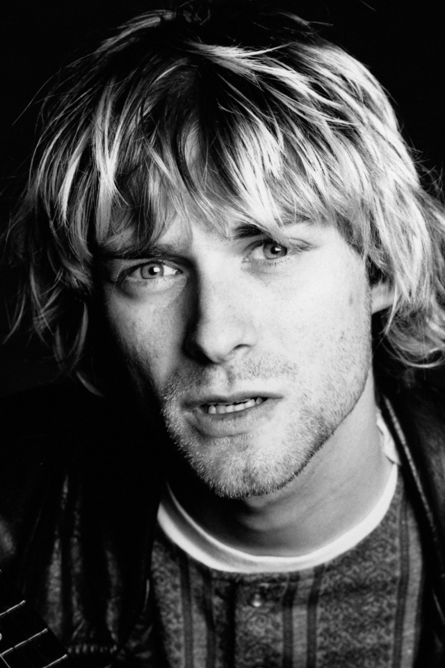 Fondo de pantalla Kurt Cobain 640x960