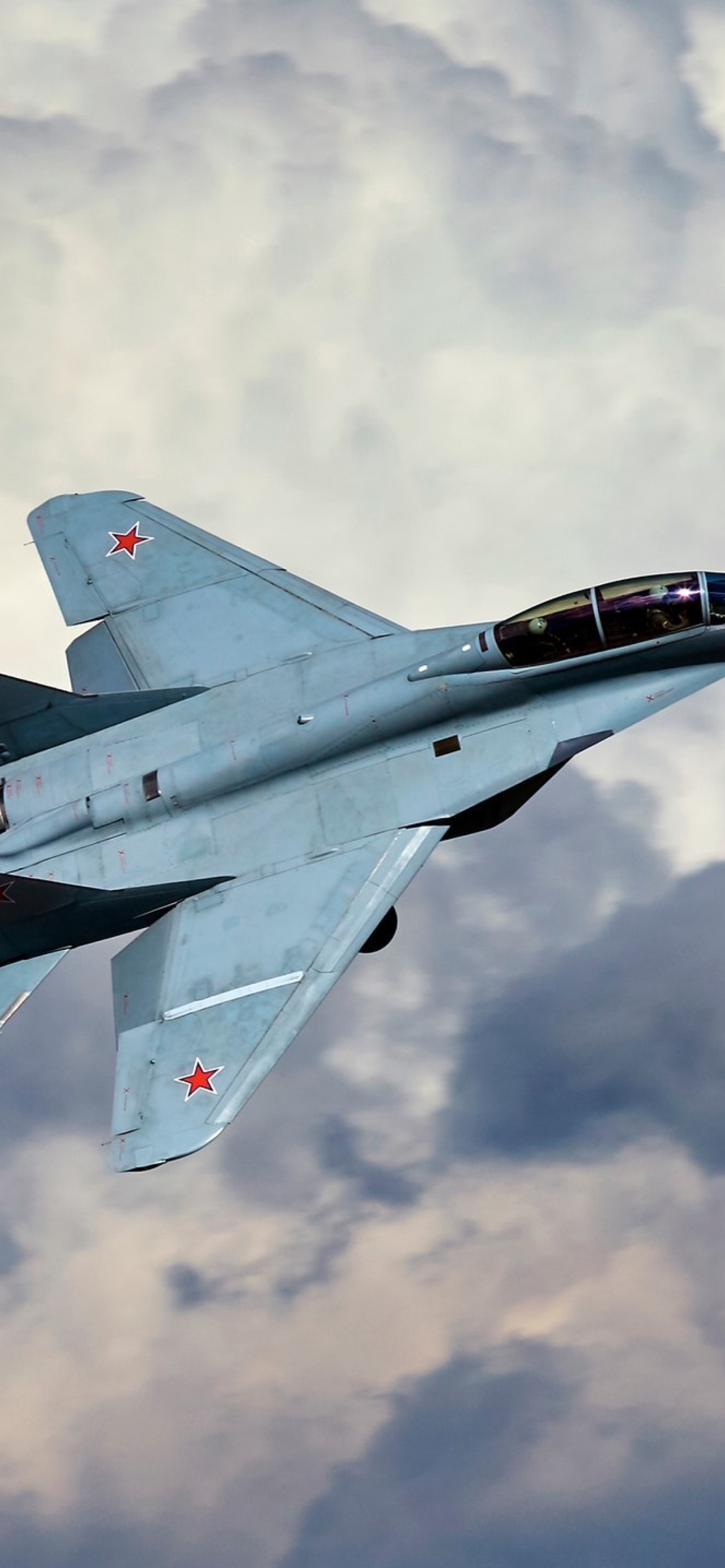 Fondo de pantalla Mikoyan MiG 29 1170x2532