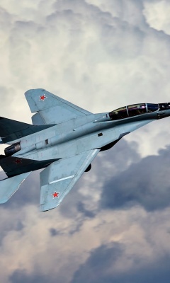 Das Mikoyan MiG 29 Wallpaper 240x400
