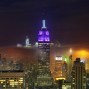 Fondo de pantalla New York City Night 128x128