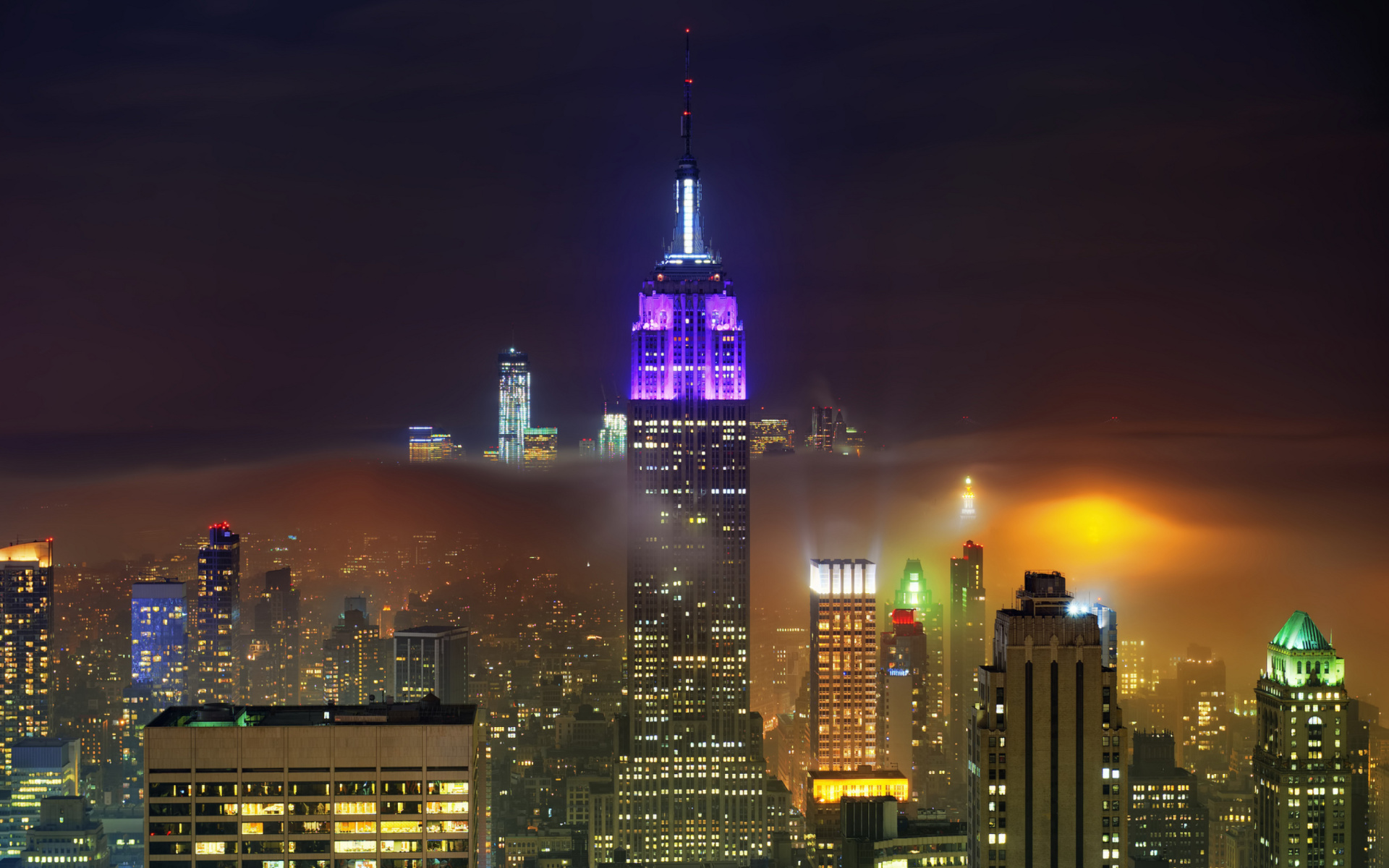 Screenshot №1 pro téma New York City Night 1920x1200