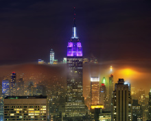Fondo de pantalla New York City Night 220x176