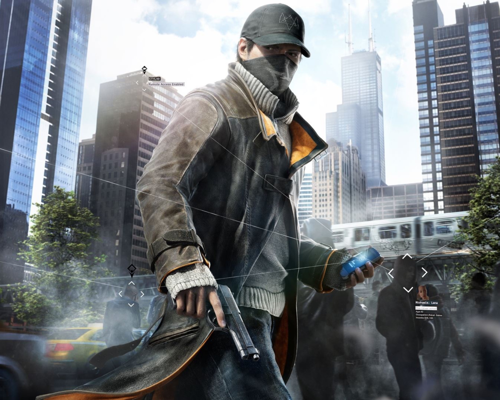 Screenshot №1 pro téma Watch Dogs Aiden Pearce 1600x1280