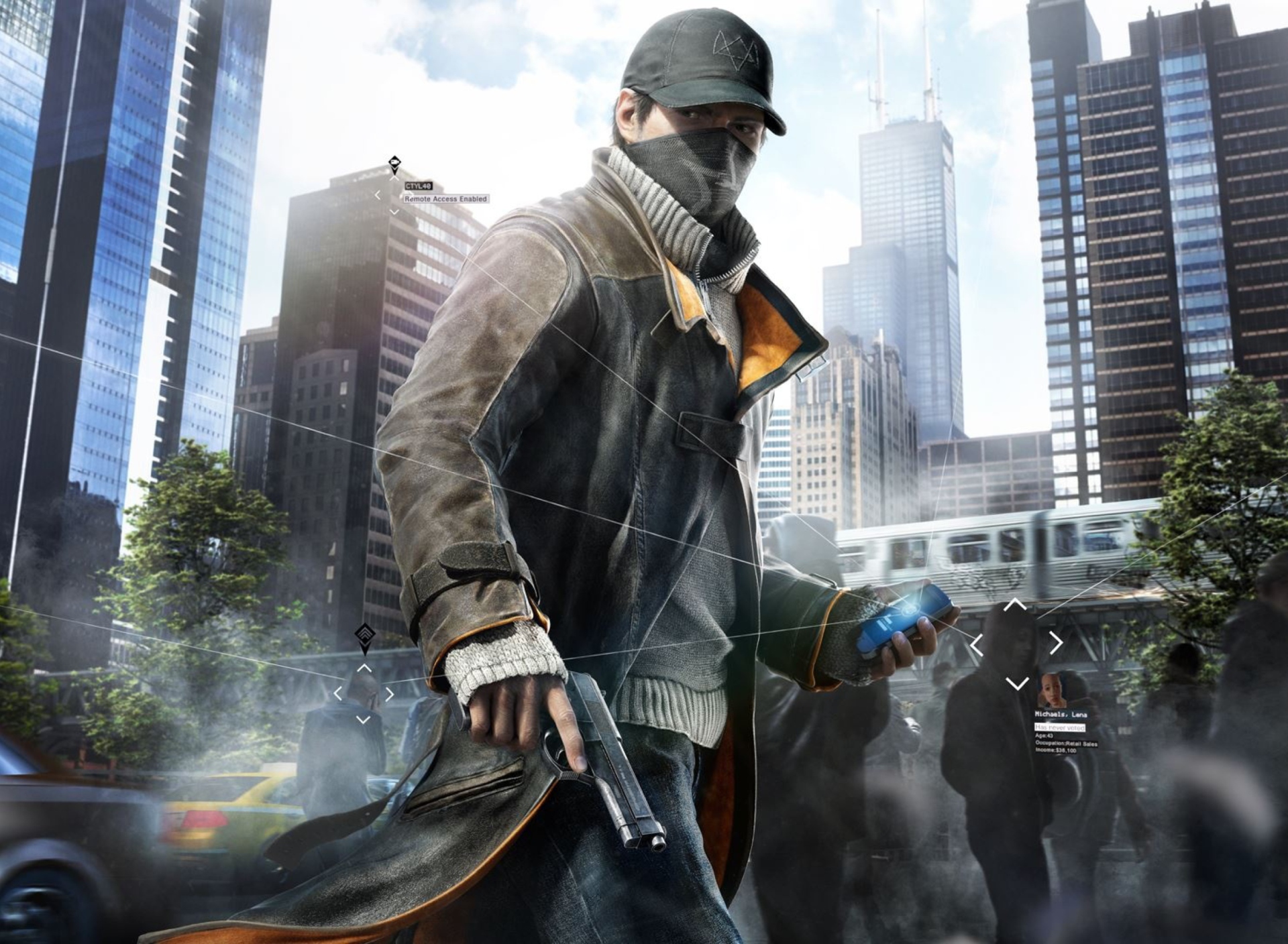 Das Watch Dogs Aiden Pearce Wallpaper 1920x1408