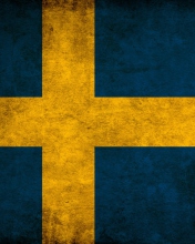 Обои Sweden Flag 176x220