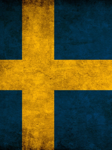 Das Sweden Flag Wallpaper 480x640
