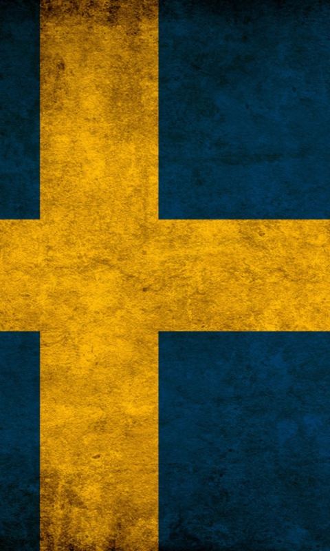 Das Sweden Flag Wallpaper 480x800