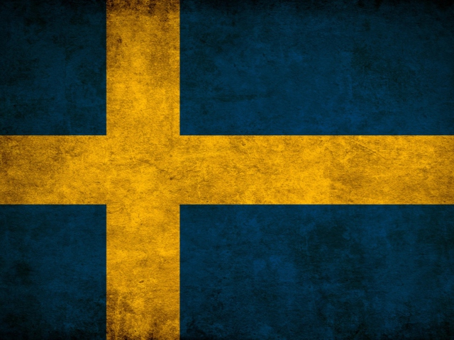 Sweden Flag wallpaper 640x480