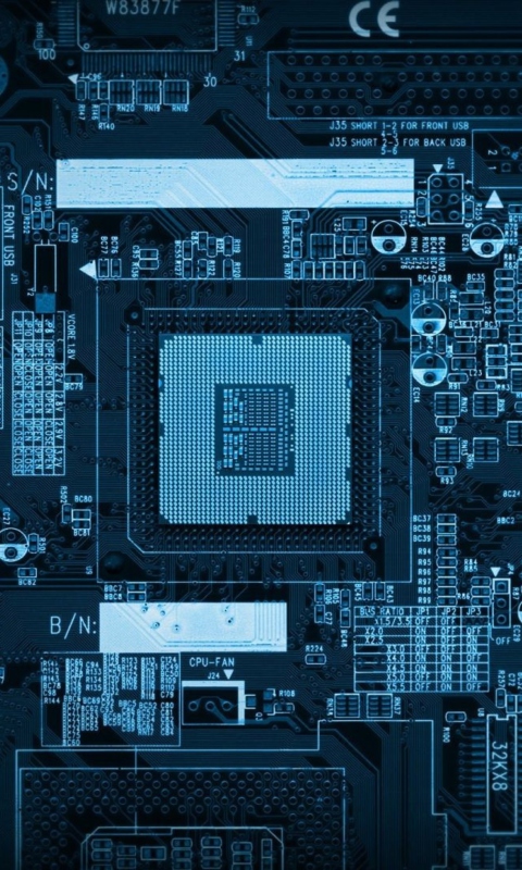 Motherboard wallpaper 480x800