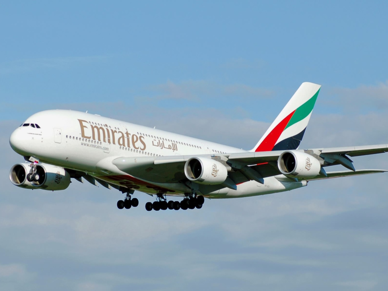 Das Emirates Airlines Wallpaper 1280x960