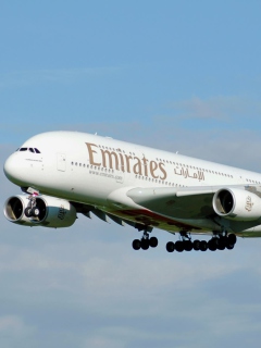 Fondo de pantalla Emirates Airlines 240x320