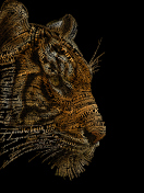 Tiger Art wallpaper 132x176