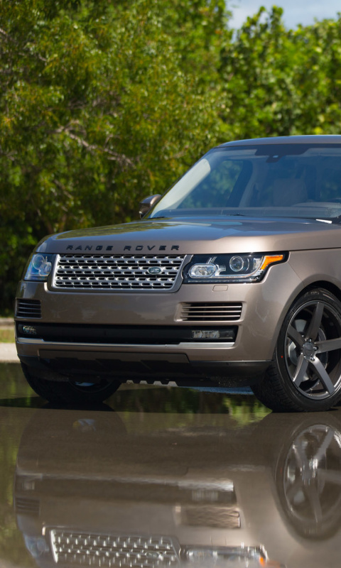 Range Rover 22 inch Rims wallpaper 480x800