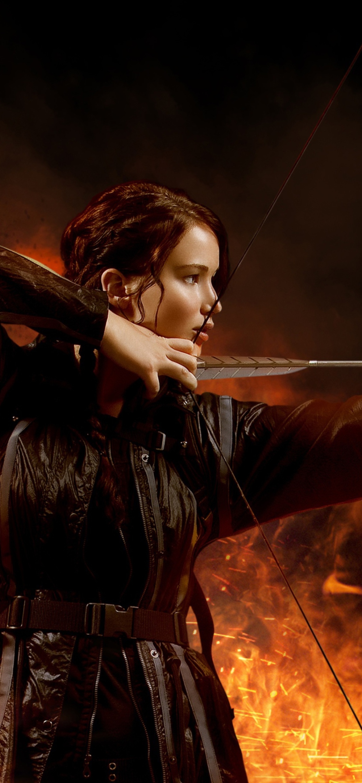 Jennifer Lawrence In Hunger Games wallpaper 1170x2532