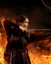 Jennifer Lawrence In Hunger Games wallpaper 176x220