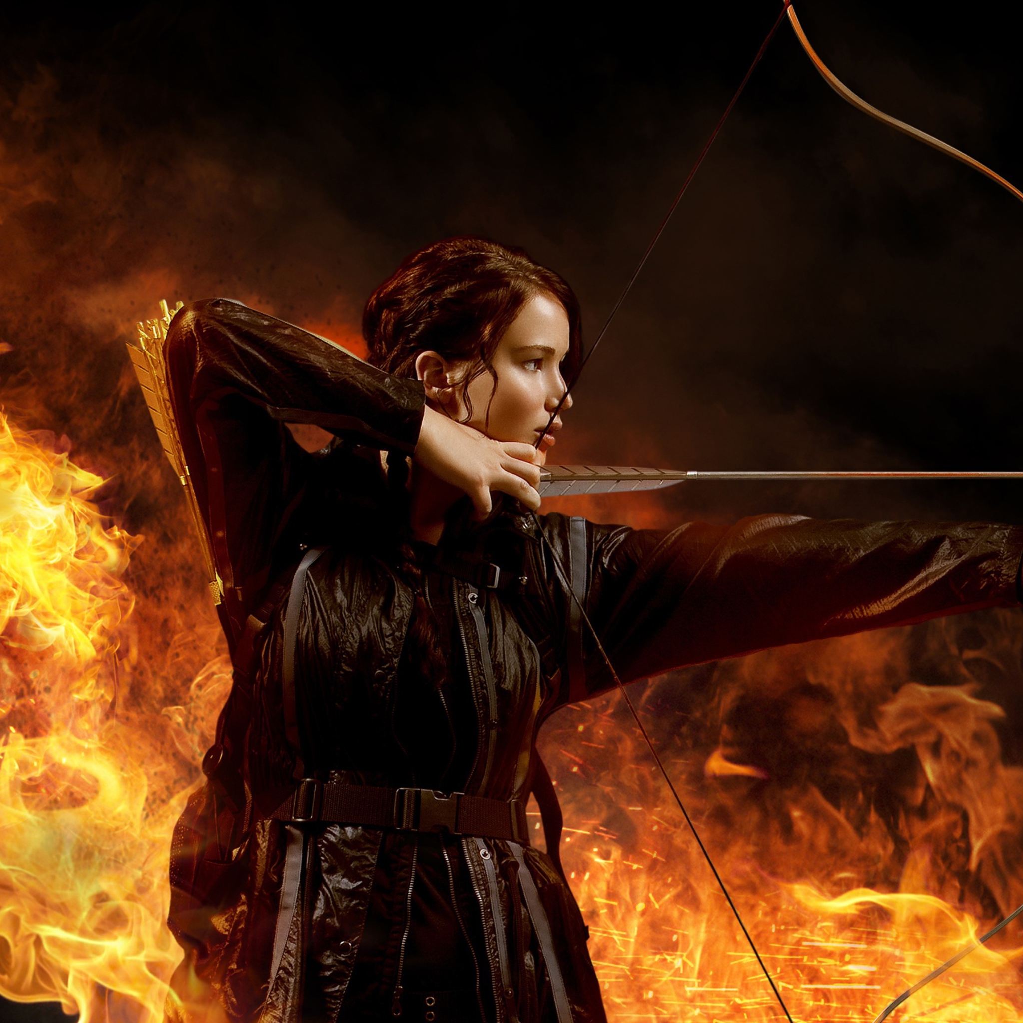 Screenshot №1 pro téma Jennifer Lawrence In Hunger Games 2048x2048