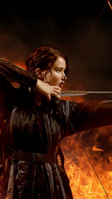 Jennifer Lawrence In Hunger Games wallpaper 360x640