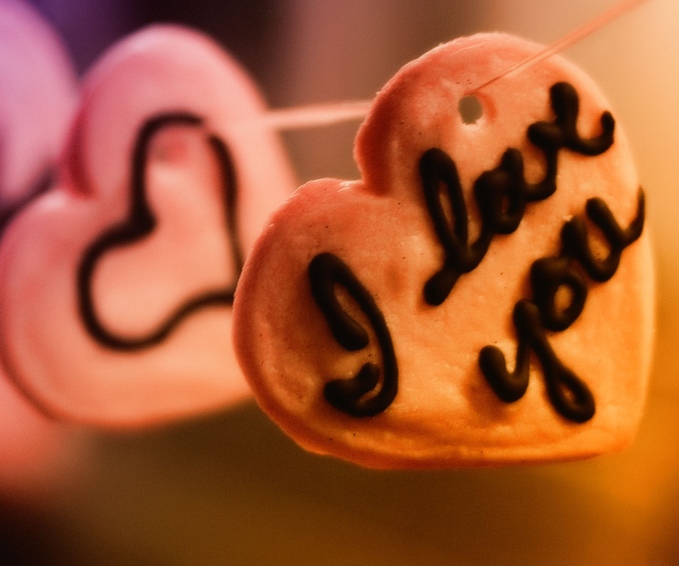 I Love You Cookie wallpaper 960x800