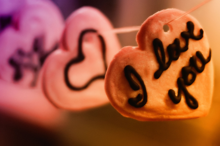 Das I Love You Cookie Wallpaper