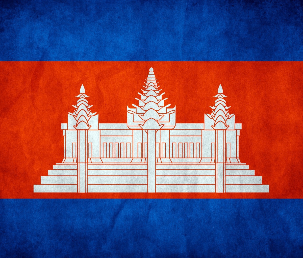 Fondo de pantalla Flag of Cambodia 1200x1024