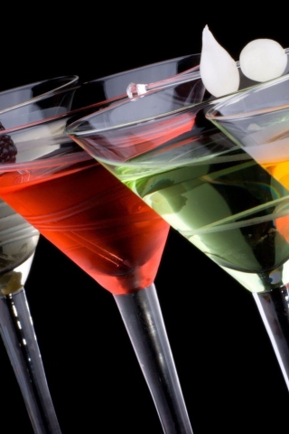 Fondo de pantalla Cocktails Mix 320x480