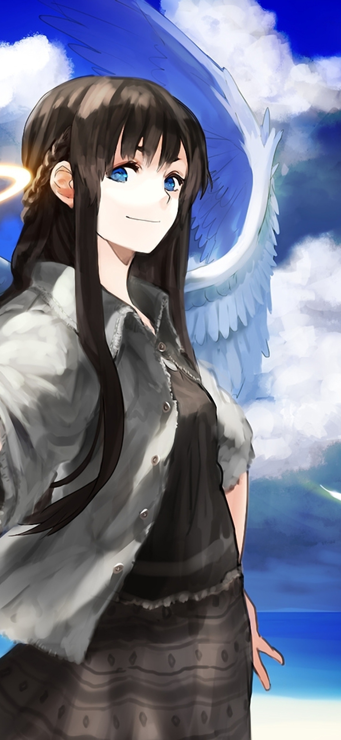 Das Anime Angel Wallpaper 1170x2532