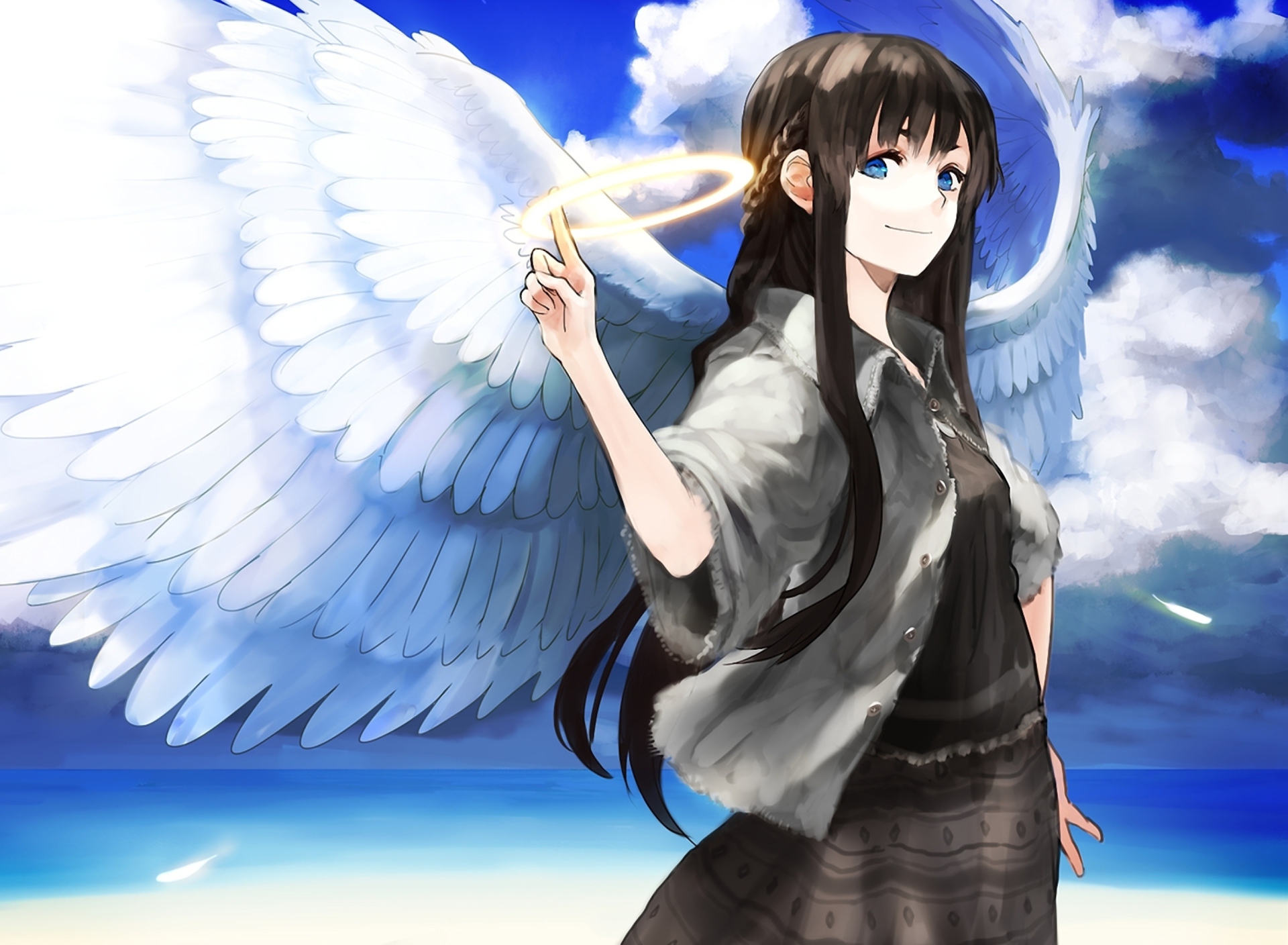 Обои Anime Angel 1920x1408