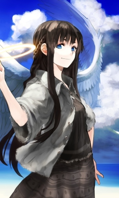 Fondo de pantalla Anime Angel 240x400