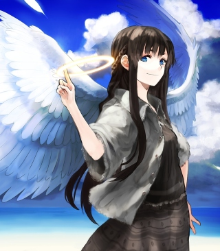 Anime Angel papel de parede para celular para Nokia C1-01