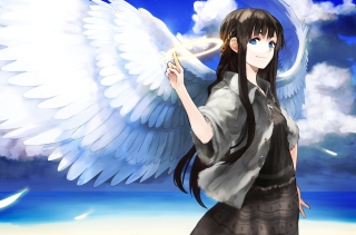 Kostenloses Anime Angel Wallpaper für Android, iPhone und iPad