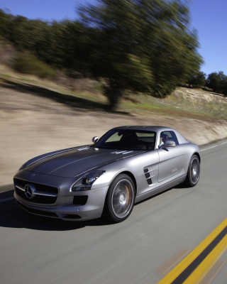 Mercedes-Benz SLS AMG sfondi gratuiti per iPhone 6 Plus