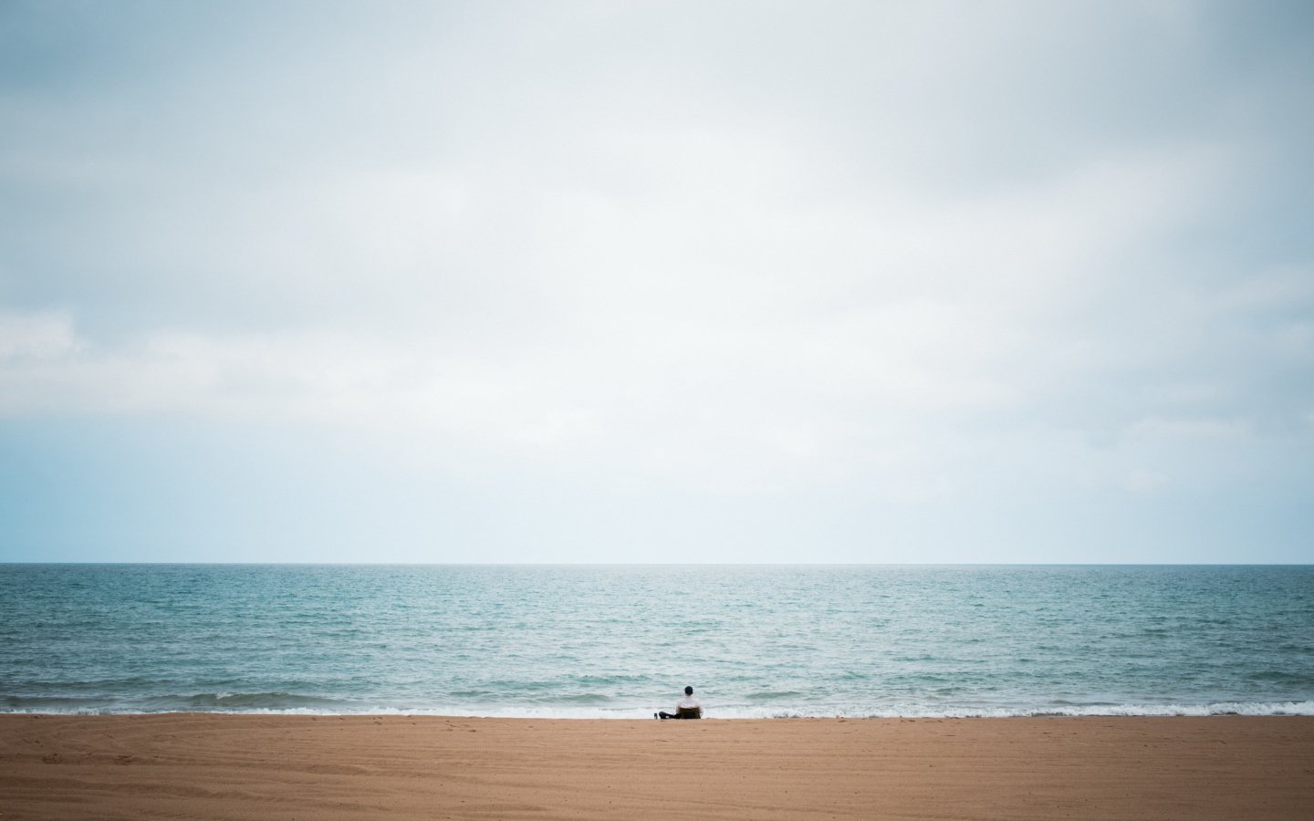 Alone On Beach screenshot #1 1440x900