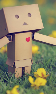 Fondo de pantalla Danbo In Love 240x400