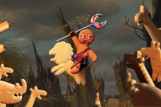 Gingerbread Man - Obrázkek zdarma pro HTC Desire HD