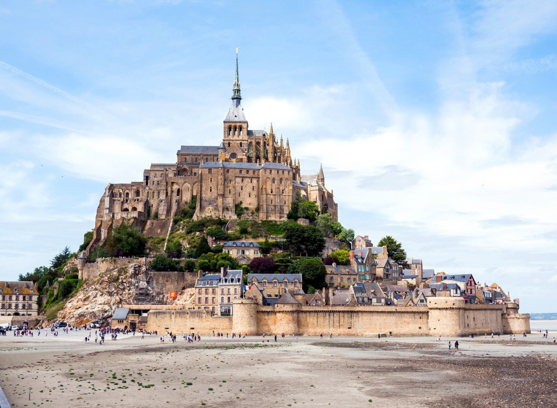 Обои Mont Saint Michel 1920x1408