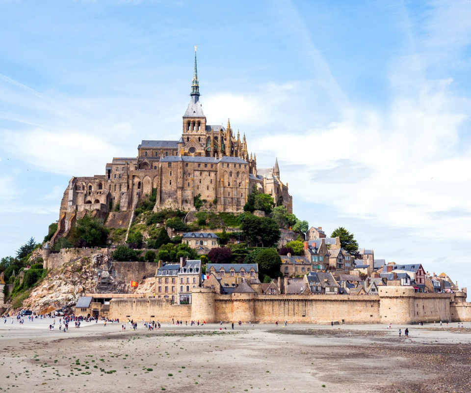 Mont Saint Michel wallpaper 960x800