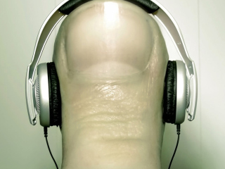 Das Finger Headphones Wallpaper 320x240