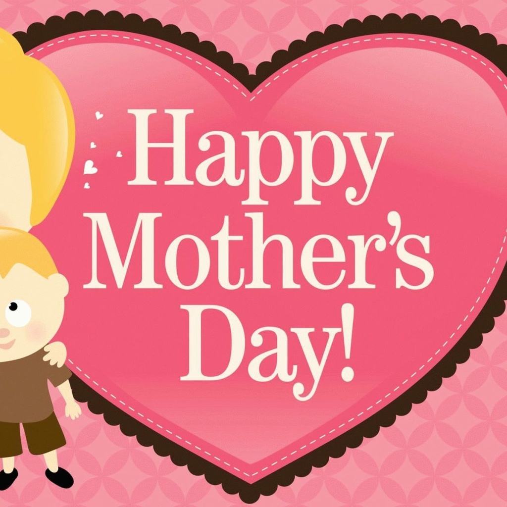 Das Happy Mother Day Wallpaper 1024x1024