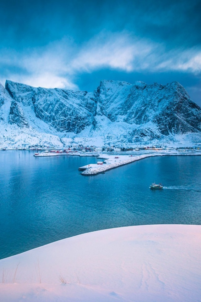 Sfondi Lofoten Island 640x960