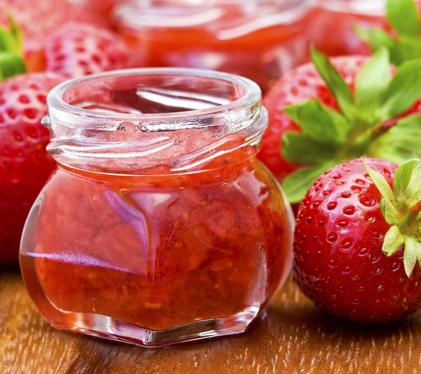 Strawberry Jam wallpaper 1440x1280